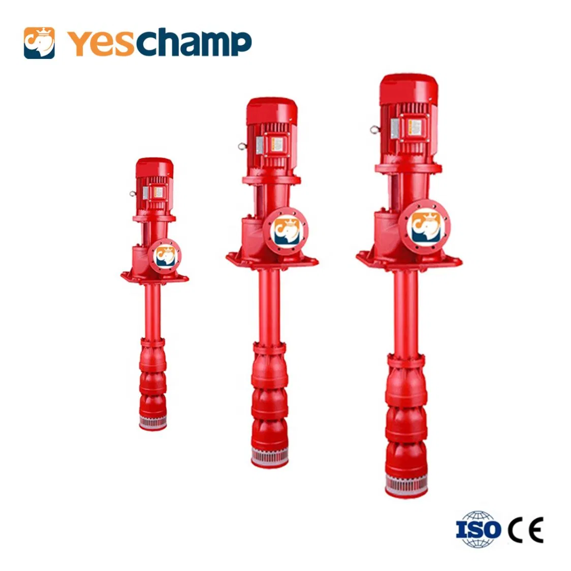 75kw Customizable Multistage Vertical Long Shaft Turbine Pump for Fire Fighting