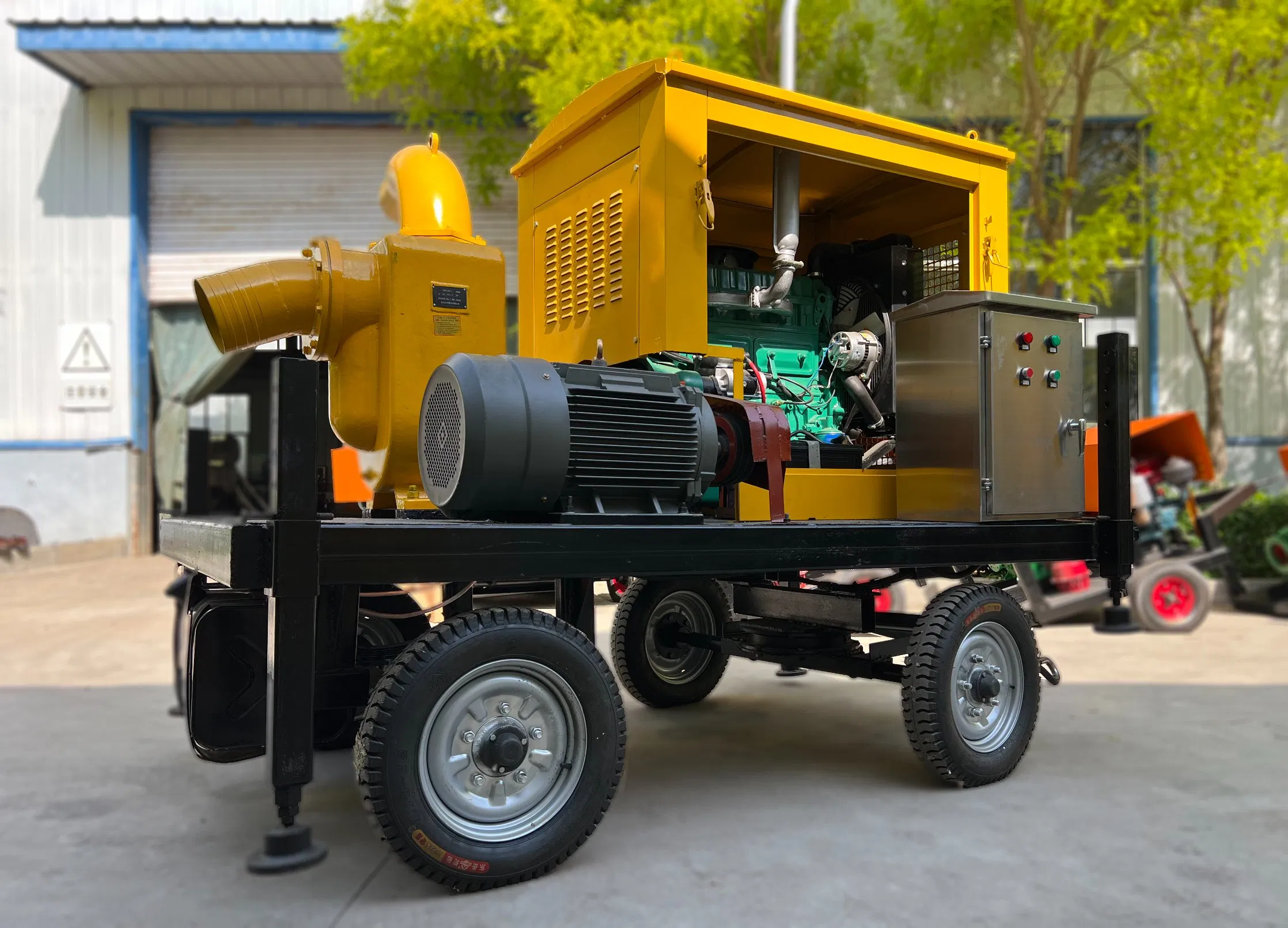 High-Pressure Fire Fighting System Multistage Diesel and Jockey Pump Economical Centrifugal Water Pump