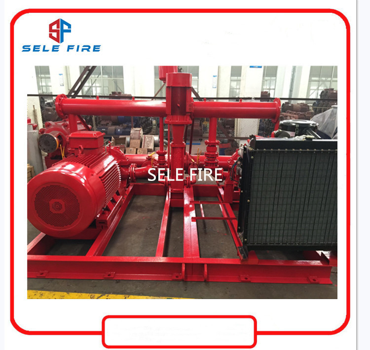 UL/FM Approved Fire Fighting System 750gpm Diesel Split Case Fire Pump