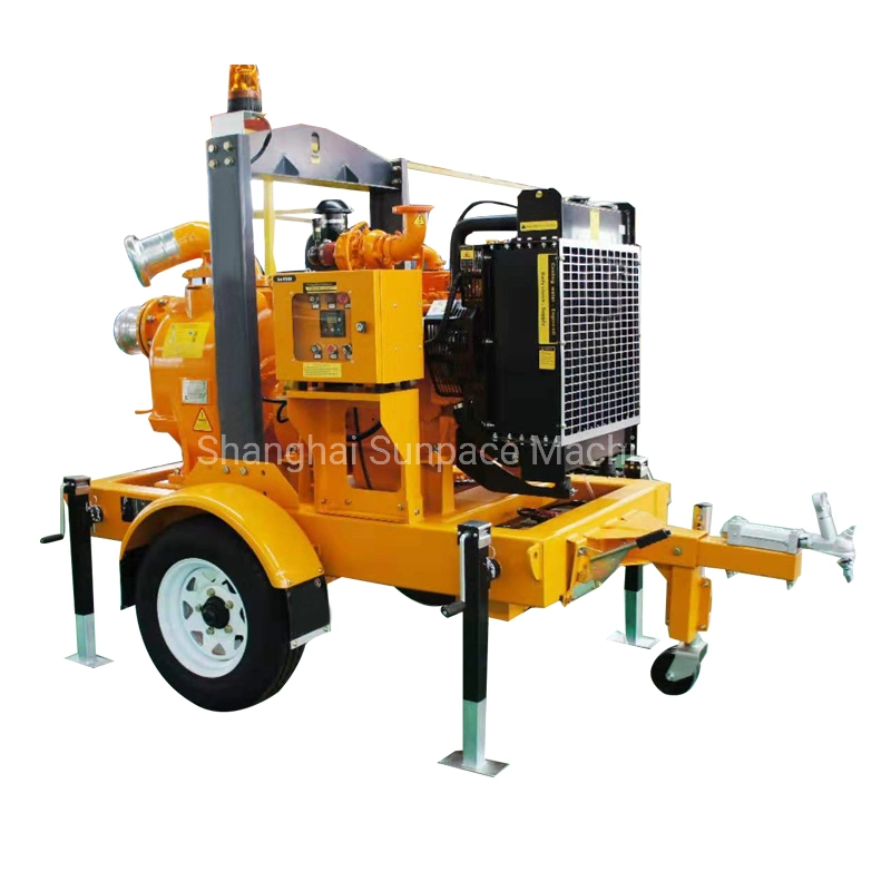 8 Inch Self-Priming Diesel Engine Centrifugal Pump, Flood Control Pump, Trash Pump, Drainage Pump, Fire-Fighting Pump, Irrigation Pump, Diesel Water Pump.