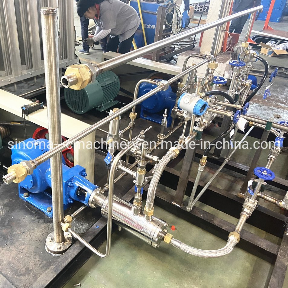 Skid-Mounted Liquid O2 N2 Ar Lco2 LNG Gas Cylinder Filling Station Vaporizer Pumps CO2 Filling Pump for Fire Extinguisher