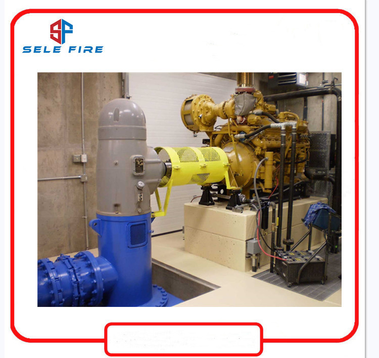 UL Listed Fire Fighting System Engine Driven Diesel Vertical Turbine Fire Pump 750gpm