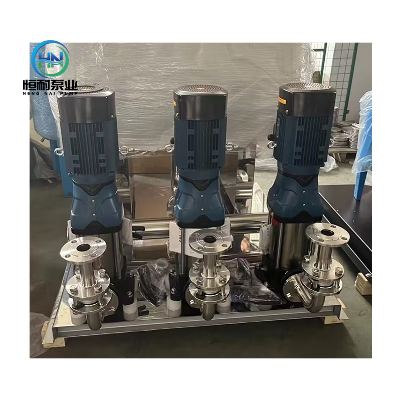 Vertical Inline Multistage Fire Pump Booster Jockey Pump Fluid Pressurization in High-Rise Buildings