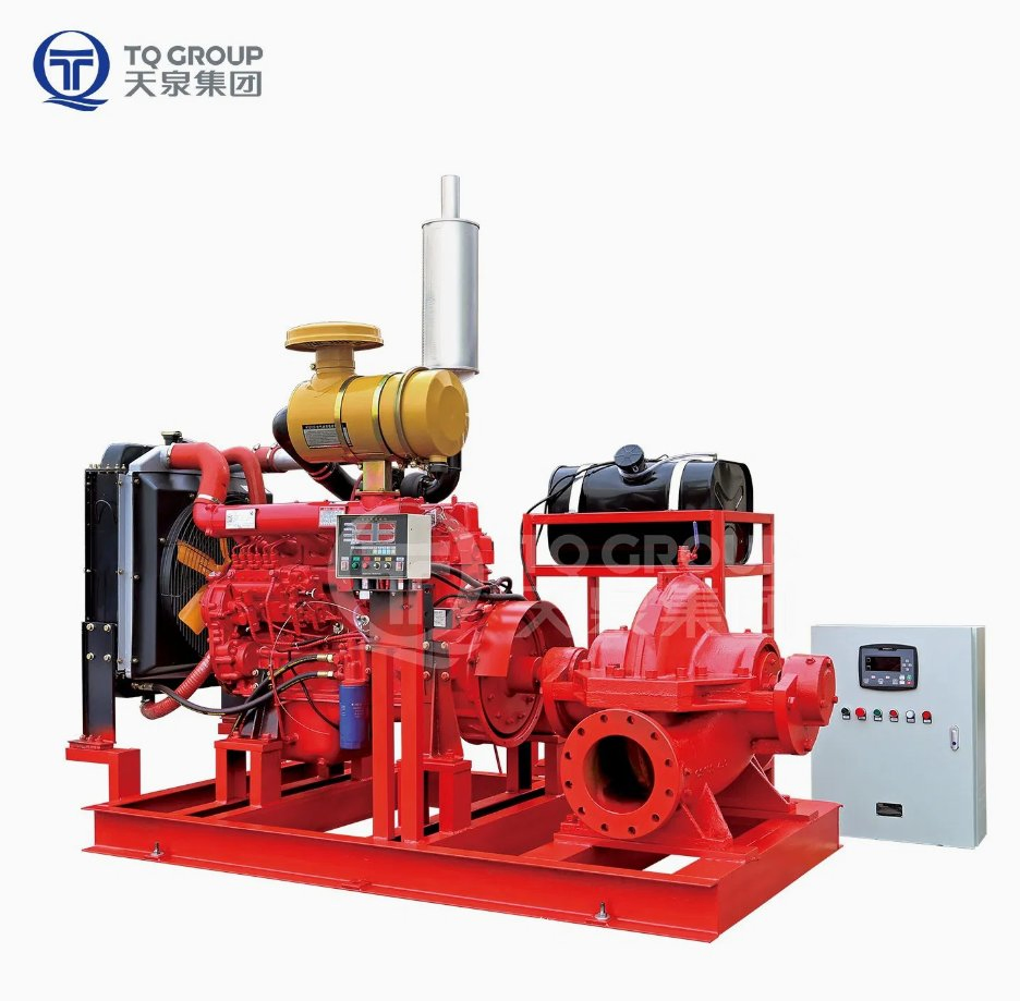 1750gpm High Pressure Diesel Engine Split Case Fire Water Pump for Emergency