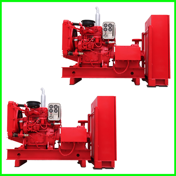 Assembling Unit Diesel Engine Fire Pump Electric Motor Fire Pump