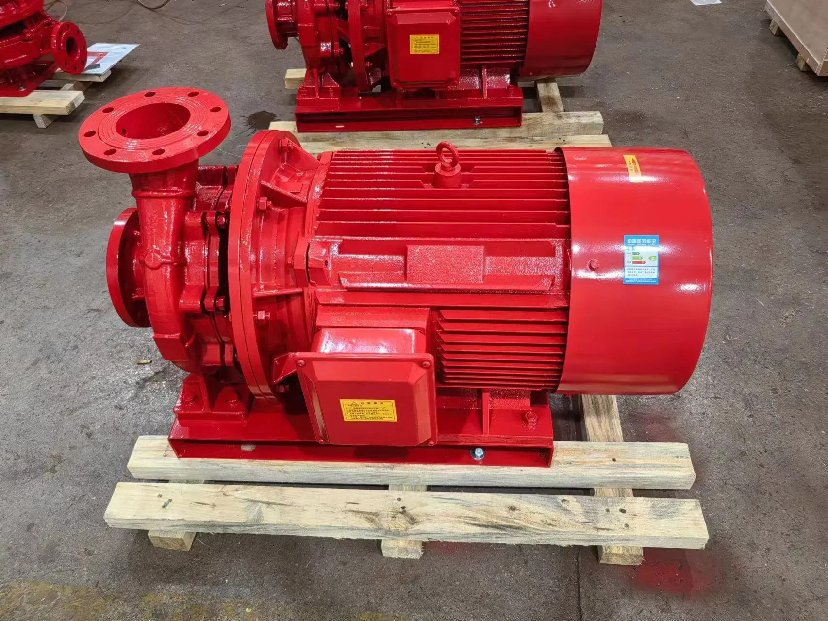 Single-Pole Horizontal Pipeline Electric Fire Water Pump with Booster Pressure Stabilizer for Fire Hydrant Sprinkler Units