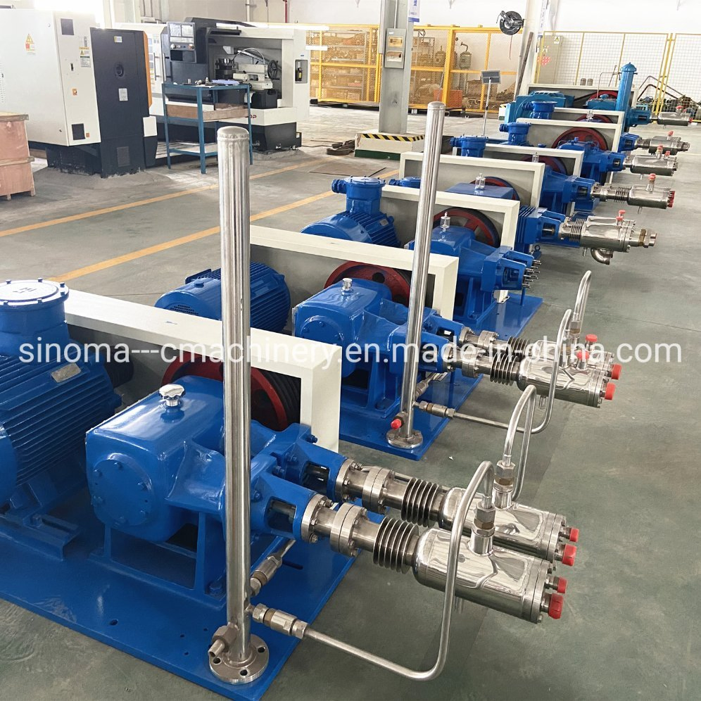 Skid-Mounted Liquid O2 N2 Ar Lco2 LNG Gas Cylinder Filling Station Vaporizer Pumps CO2 Filling Pump for Fire Extinguisher