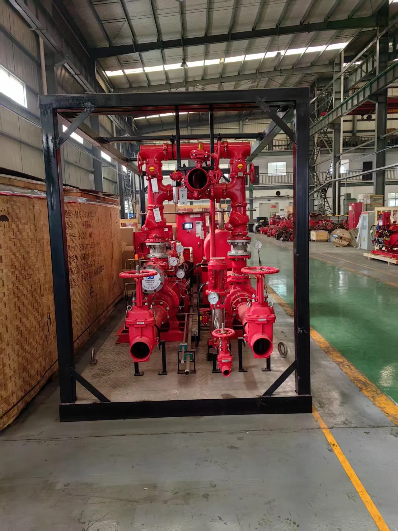 Nfpa20 Standard Diesel Engine Driven Long Shaft Vertical Turbine Fire Pump with UL/FM Certificates