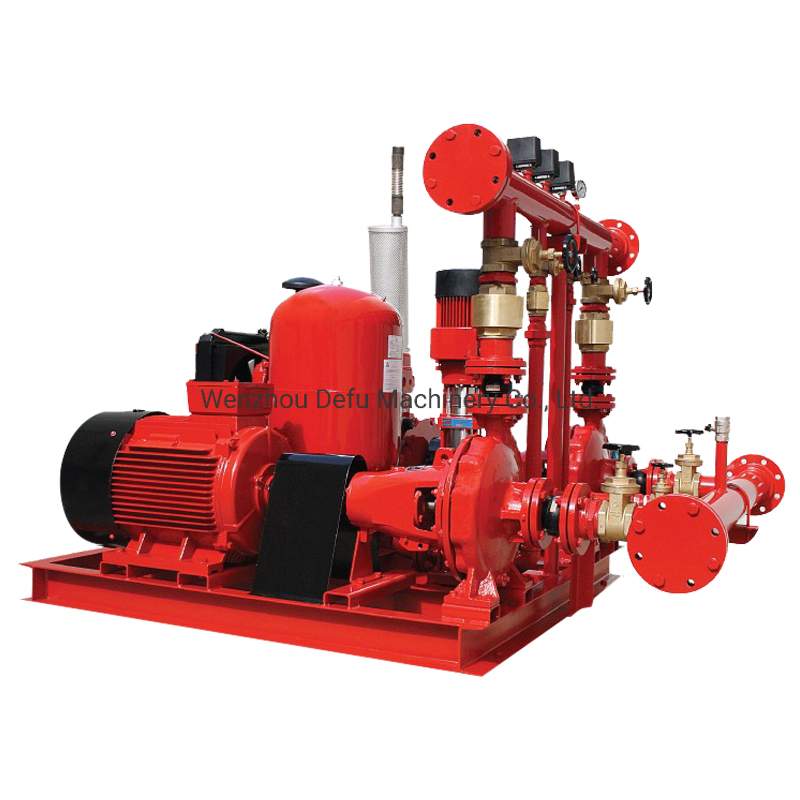 UL/FM Listed Fire Fighting System Skid Mounted Diesel Engine Driven Fire Pump Price