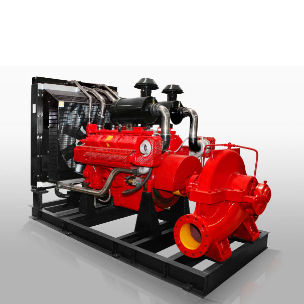 Xbc/Tpow Horizontal Split Casing Diesel Fire Pump, Double Suction Centrifugal Pump, Nfpa20 Fire Fighting Pump