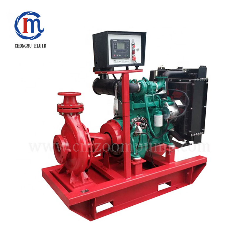 Diesel Engine Set Single Suction Fire Extinguishing Pump
