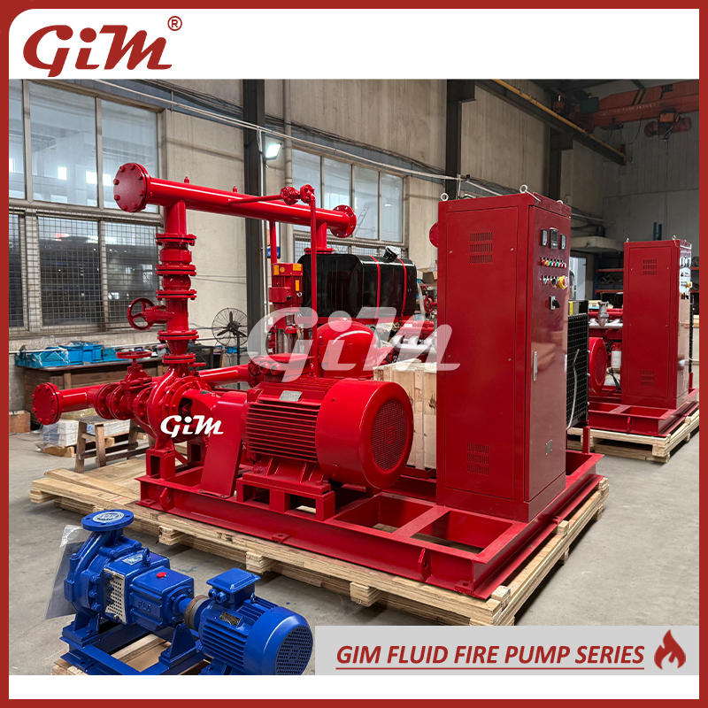 Fire Fighting Pump System Diesel Engine Driven Centrifugal Fire Pump Package, Edj Fire Fighting Pump Unit System Fire Jockey Pump Complete Package