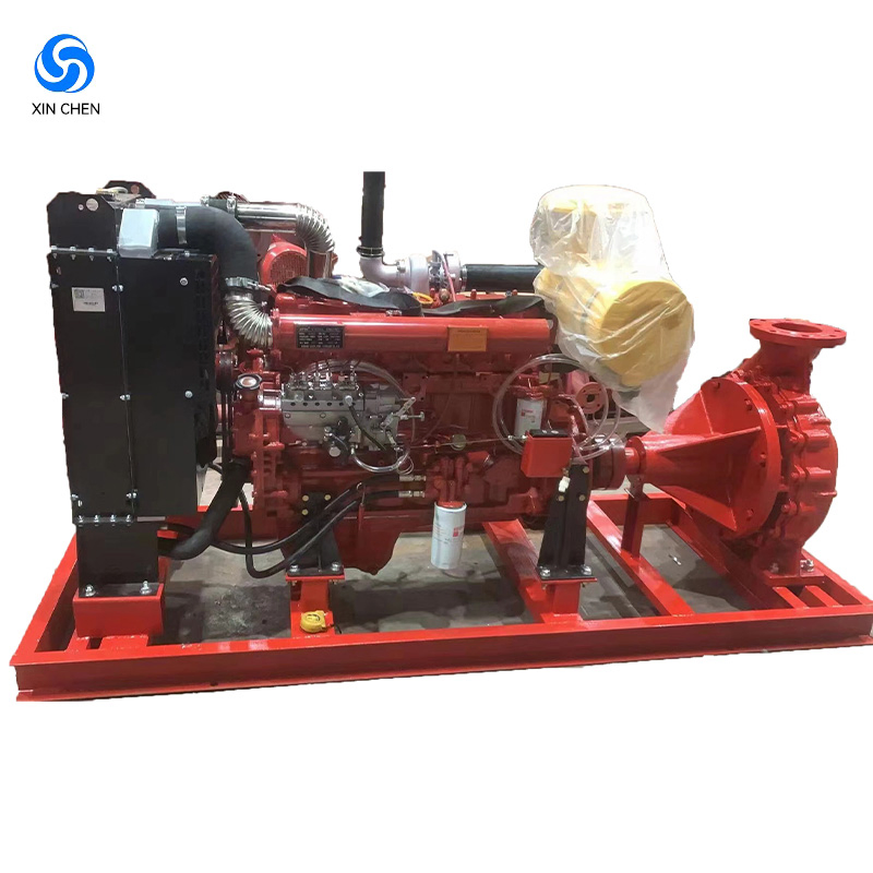 Xbc Diesel Engine Fire Pump Blocking Electric Qi High Head 3CF Certified Diesel Engine Emergency Fire Pump Diesel Pump Unit