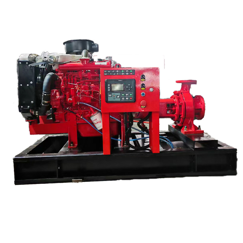 Xbc Diesel Engine Fire Pump Blocking Electric Qi High Head 3CF Certified Diesel Engine Emergency Fire Pump Diesel Pump Unit