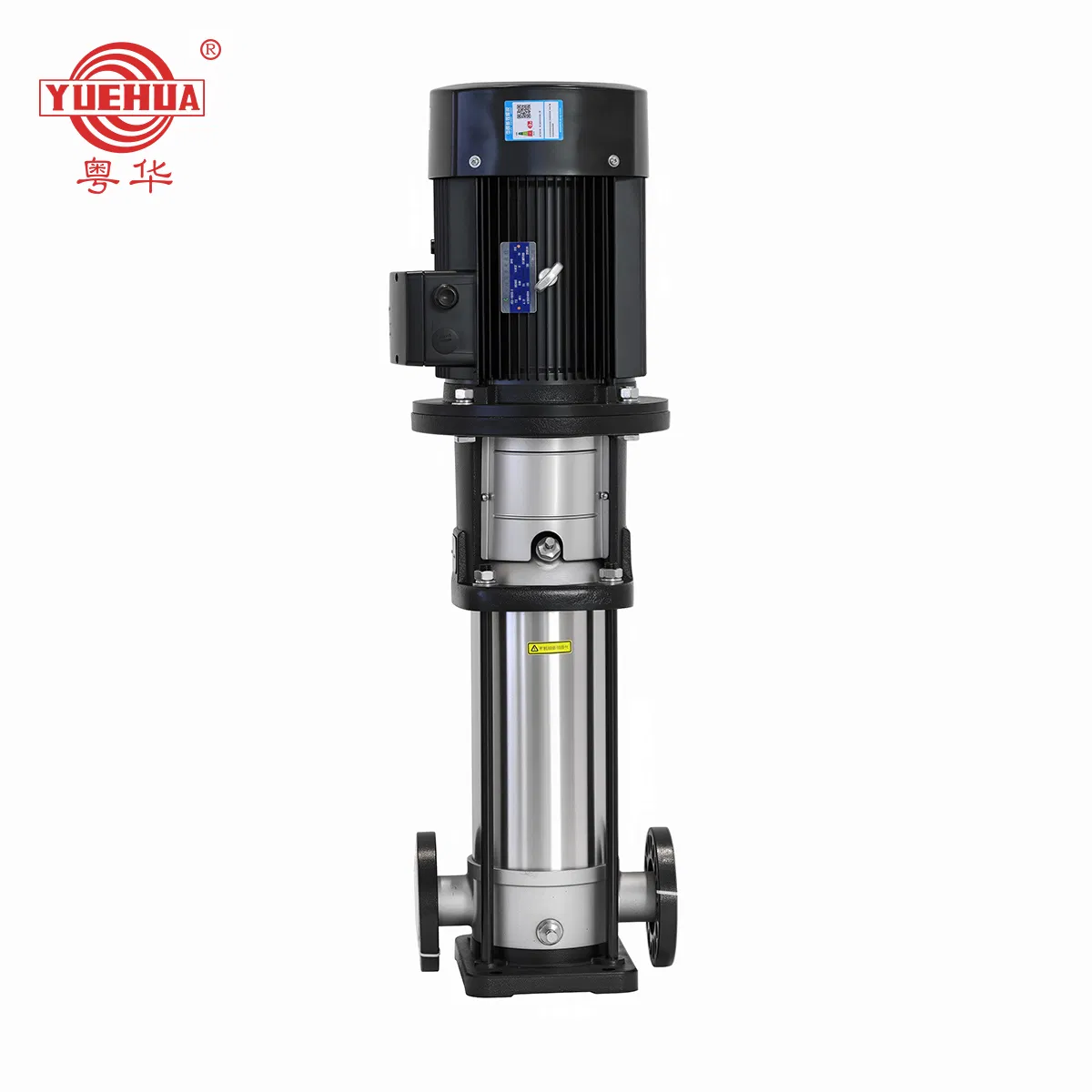 YUEHUA Stainless Steel Vertical Inline Multistage Electric Surface Fire Irrigation Machine Water Booster Centrifugal Pump for Commercial Buildings