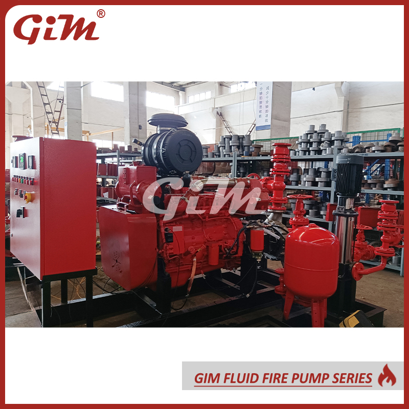 1000 Gpm Diesel Engine Fire Fighting Pump Package Fire Sprinkler Pump Fire Jockey Pump Unit Electric Motor Fire Pump