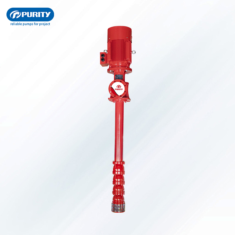 Purity 6 Inch Vertical Turbine Fire Fighting Water Pump System of New Materials