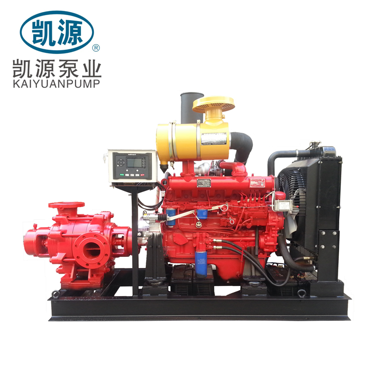 Fire Pump with Small Diesel Engine Pump Sets, Skid Mounted Fire Pump System