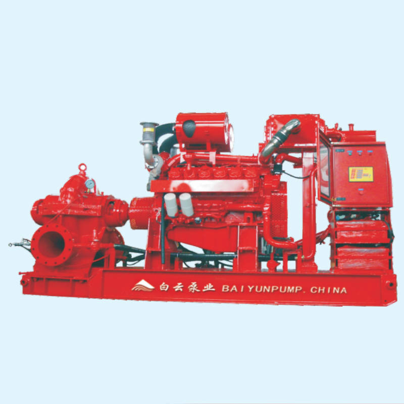 500gpm Diesel Fire Pump Set with Diesel Engine Driven Pump