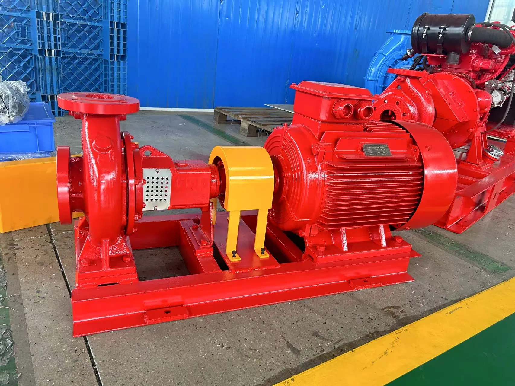 Space-Saving Diesel Engine Horizontal End Suction Fire Fighting Electric Motors Jockey Pump