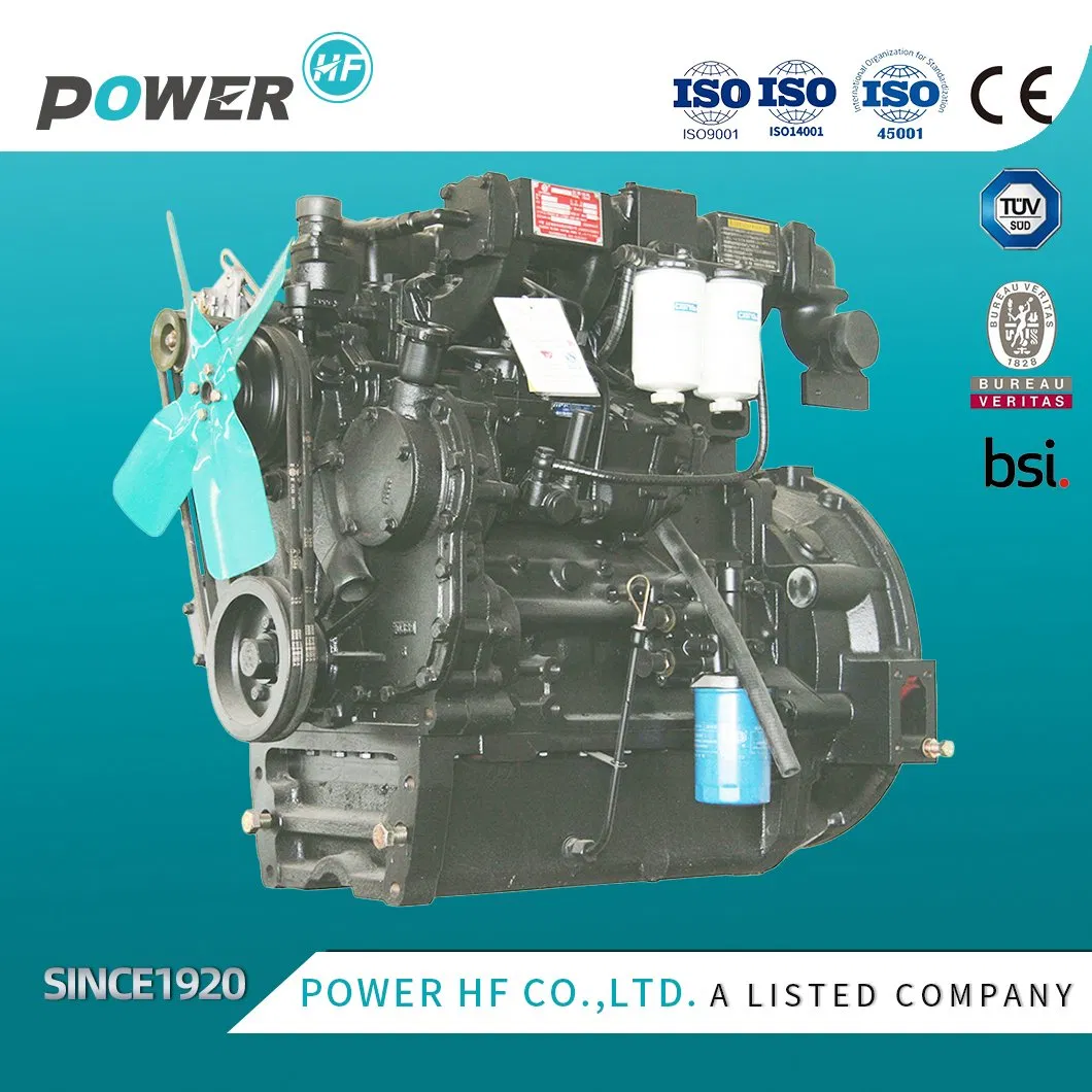 Machinery Diesel Engine for Light Truck/Wheel Loader/Diesel Generator Set/Fire Water Pump/Agriculture 80kw Big Diesel Engine with Two 2 Cylinder for Tractor