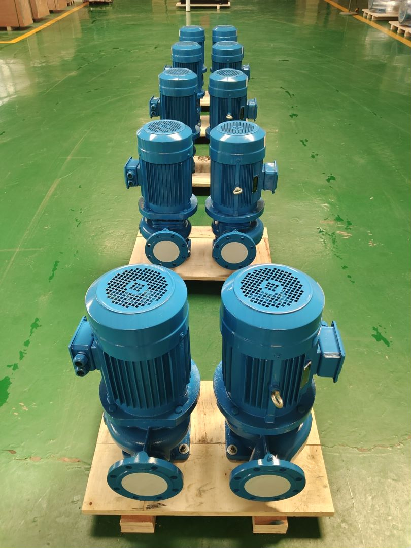 High Pressure Vertical Inline Pump Used in Fire-Protection, HVAC, and Plumbing Applications