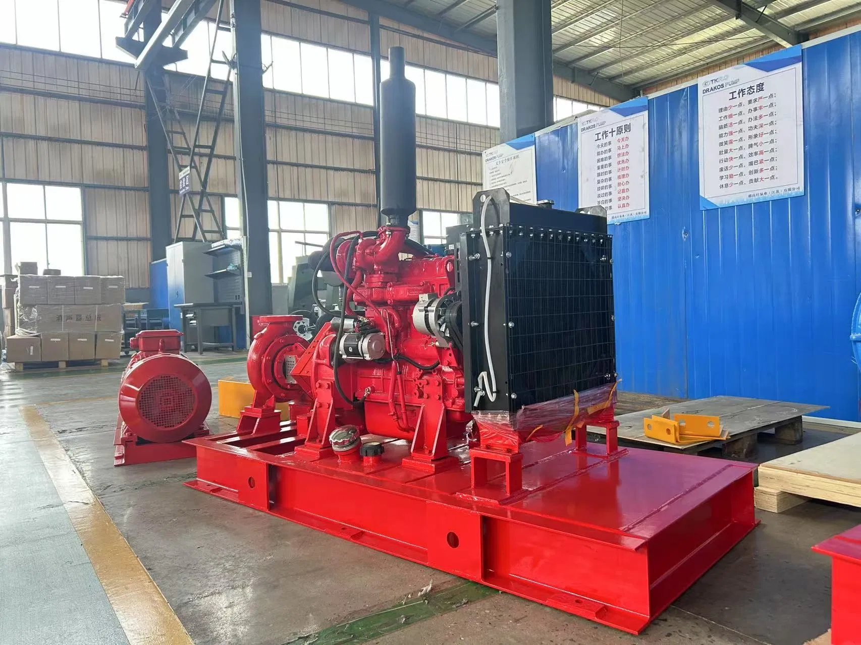 Space-Saving Diesel Engine Horizontal End Suction Fire Fighting Electric Motors Jockey Pump