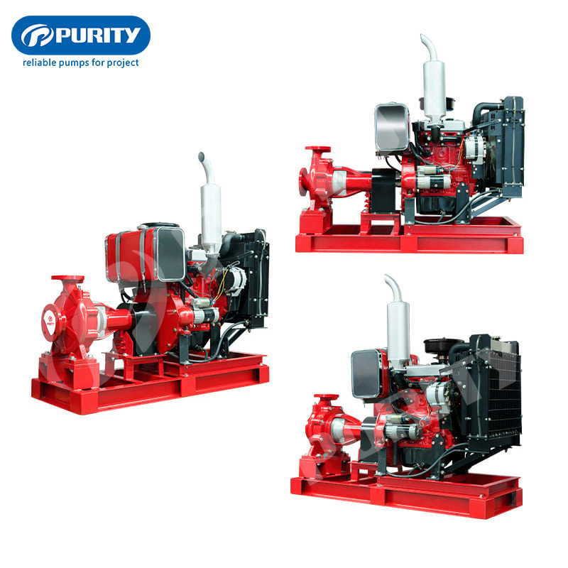 Purity Non UL/FM Listed Diesel Engine Driven Fire Fighting Water Pump