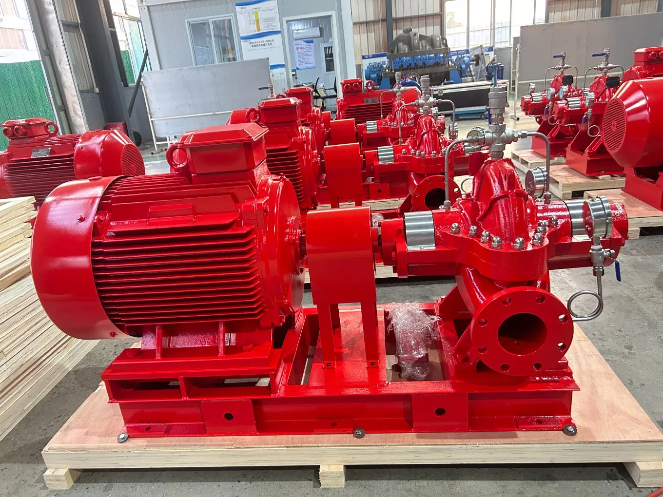 Nfpa 20 500gpm 750gpm 1000gpm Horizontal Vertical Electric Motor or Diesel Engine Fire Fighting Pump for Fire Sprinkler System with UL Listed FM