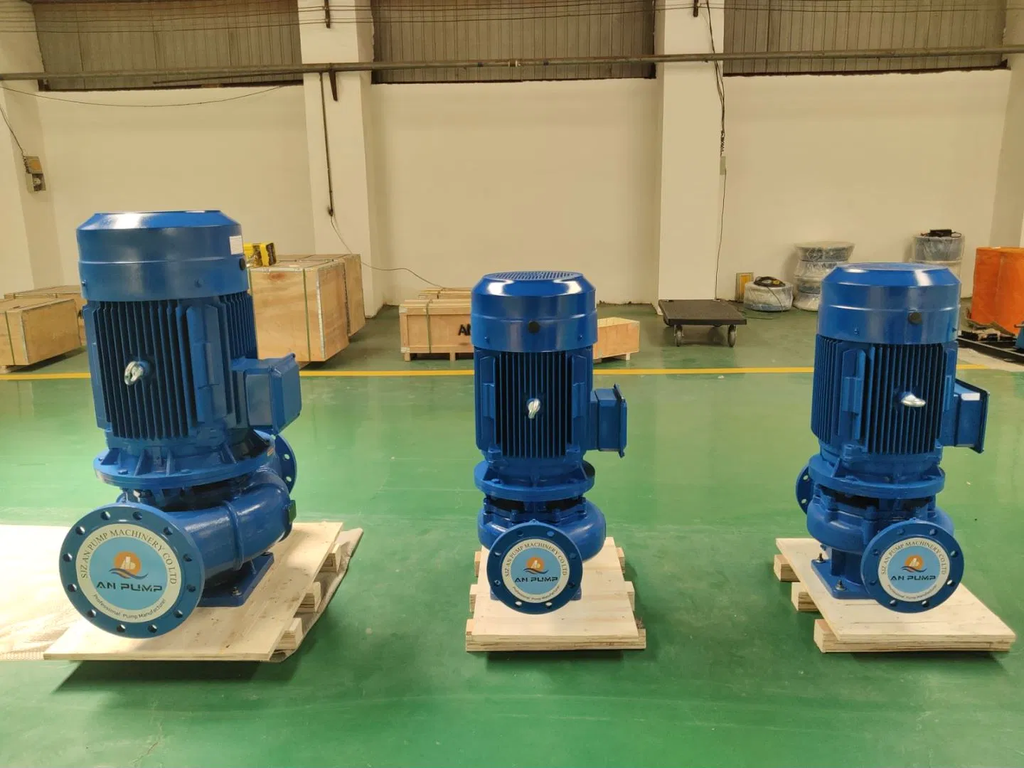 High Pressure Vertical Inline Pump Used in Fire-Protection, HVAC, and Plumbing Applications