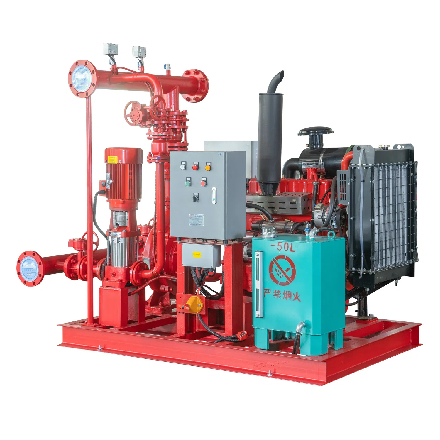 Edj Packaged Electric &amp; Disesl Engine &amp; Jockey Pump Systems