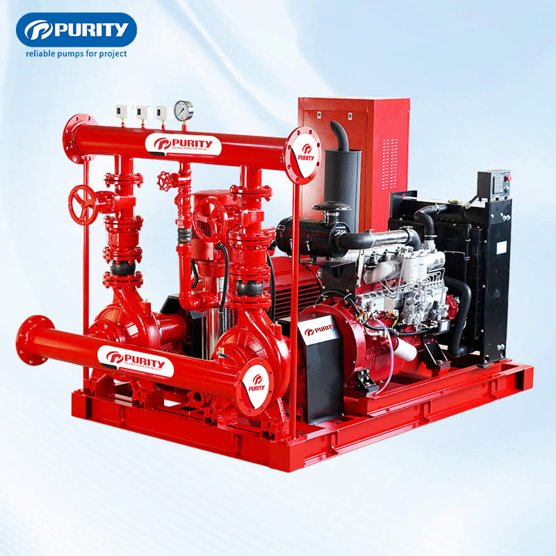 Purity Pedj Capacity 2000 Gpm Nfpa20 Diesel Fire Water Pump System