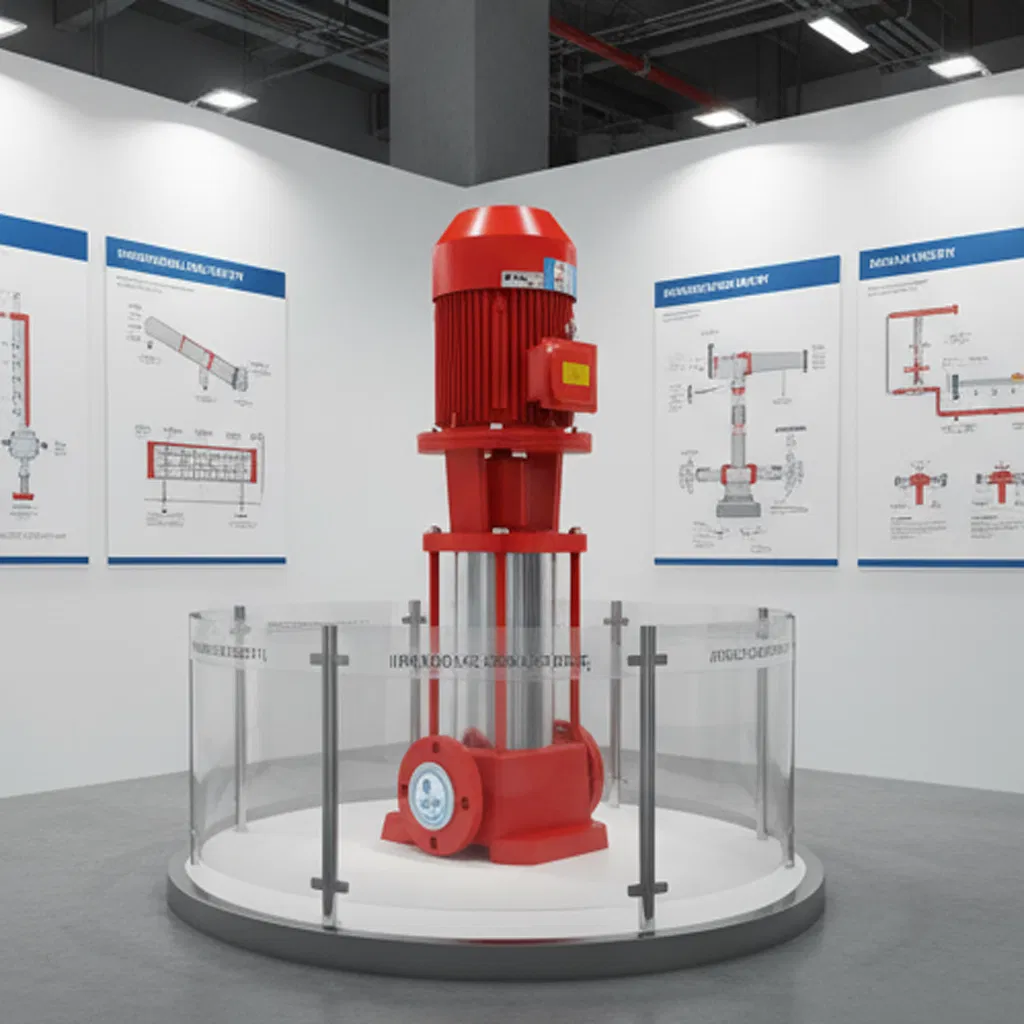 Factory Multistage High Pressure Centrifugal Water Pumping Machine Pumps for Fire System Pump