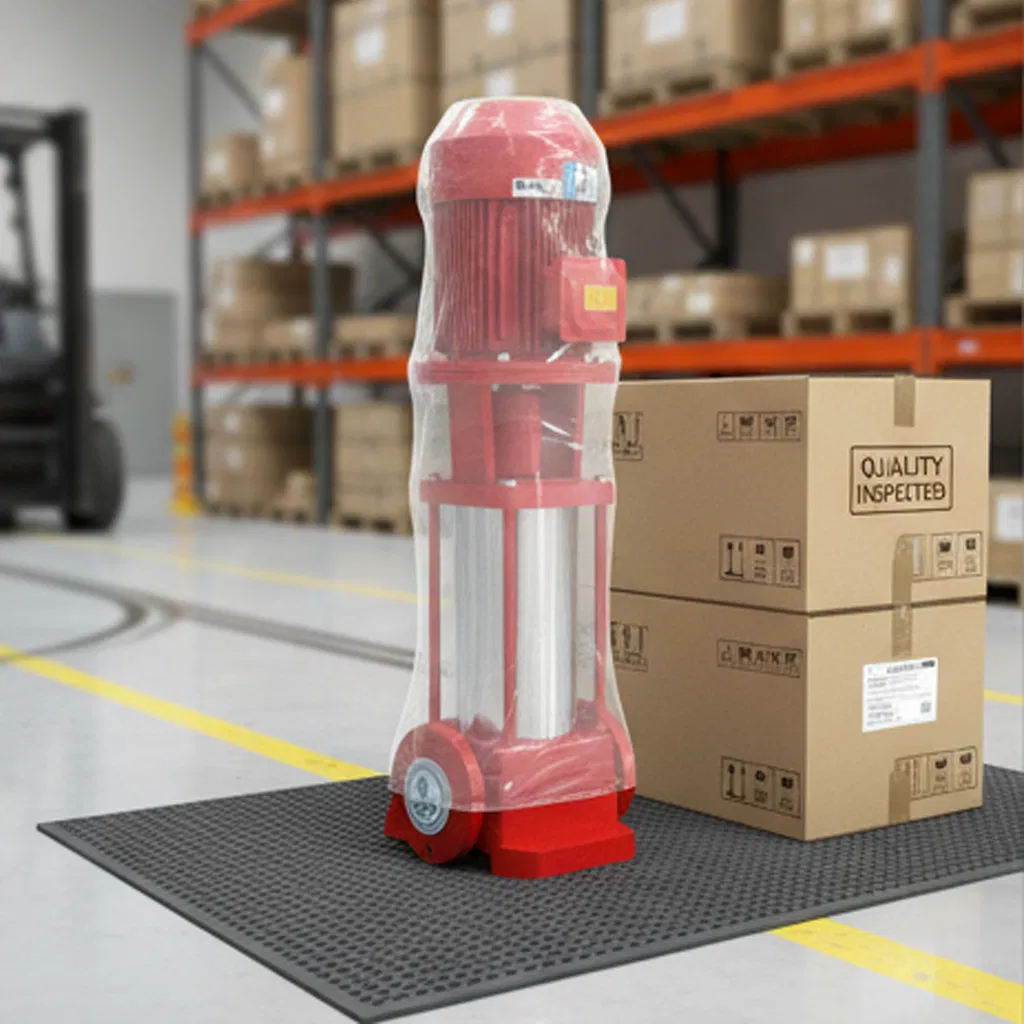 Factory Multistage High Pressure Centrifugal Water Pumping Machine Pumps for Fire System Pump