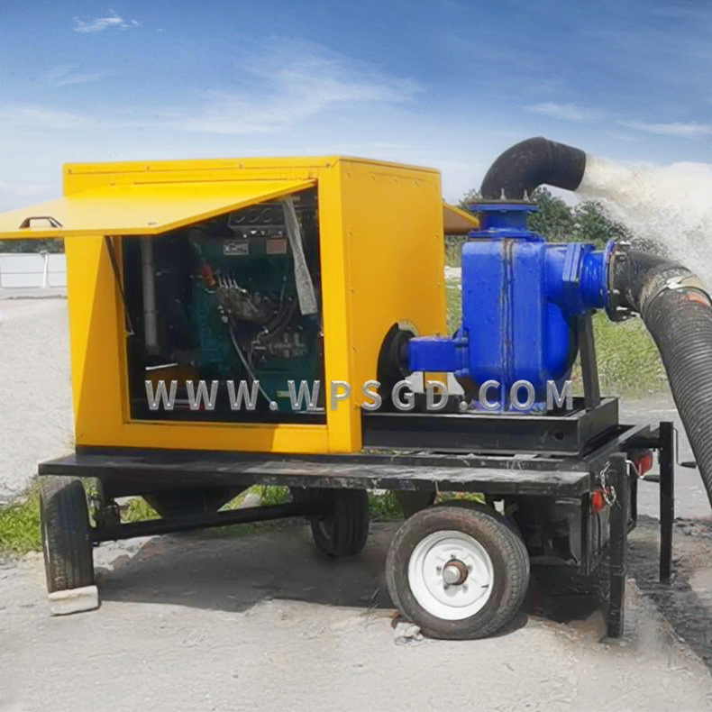 Flood Control Drainage Pumps Diesel Fire Pumping Station Emergency Self-Priming Sewage Pumps High Flow Pumping and Drainage Mobile Pump Trucks