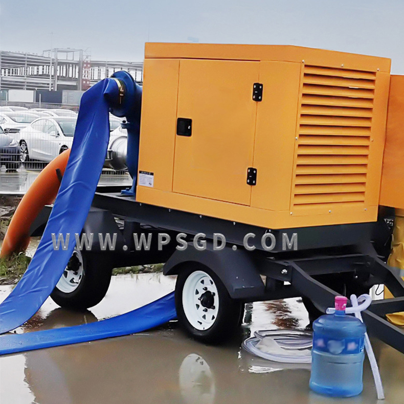 Flood Control Drainage Pumps Diesel Fire Pumping Station Emergency Self-Priming Sewage Pumps High Flow Pumping and Drainage Mobile Pump Trucks