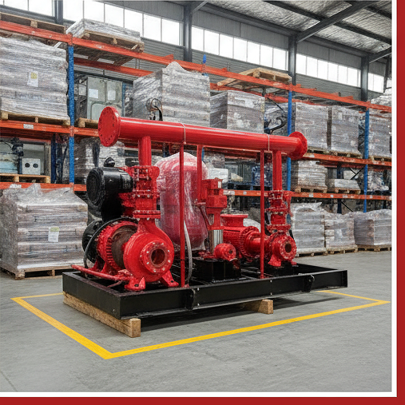 Fire Fighting Pump System Diesel Engine Driven Centrifugal Fire Pump Package, Edj Fire Fighting Pump Unit System Fire Jockey Pump Complete Package