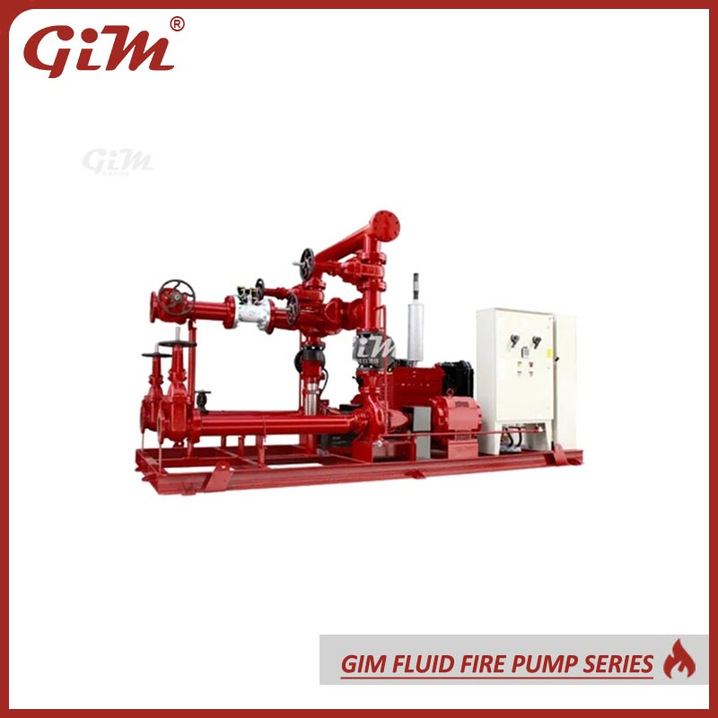 Edj Electric/Diesel/Jockey Fire Pumps Skid-Mounted Set