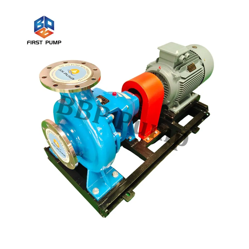 Diesel Engine Driven Centrifugal End Suction Fire Pump High Capacity Water Pump Set with Electric Motor