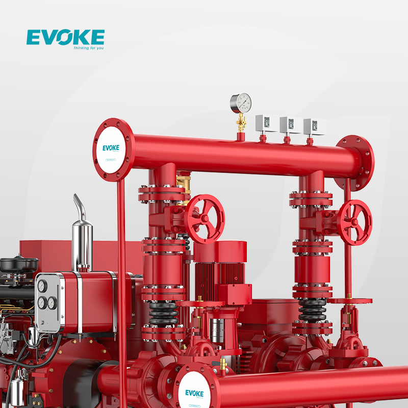 Evoke E-Edj Diesel Engine Fire Hydrant Firefighter Water Pump Set Manufacture Price