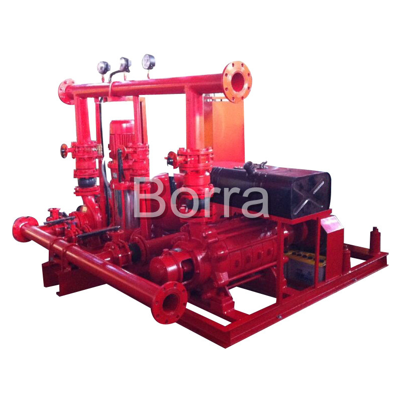 Fire Pump System Fire Fighting Diesel Engine Electric Water Pump
