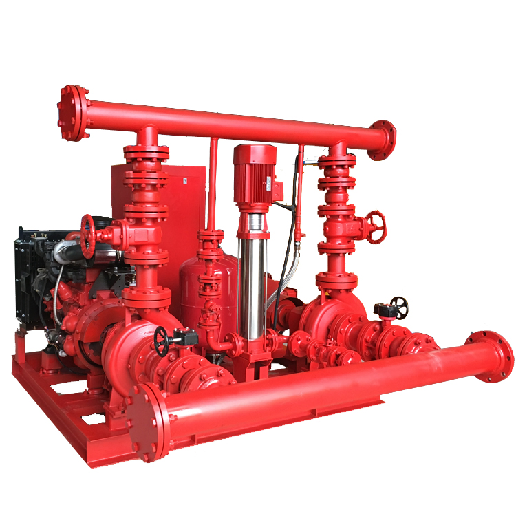 Edj Diesel Electric Fire Pump Jockey Pump with Control Panel Packing