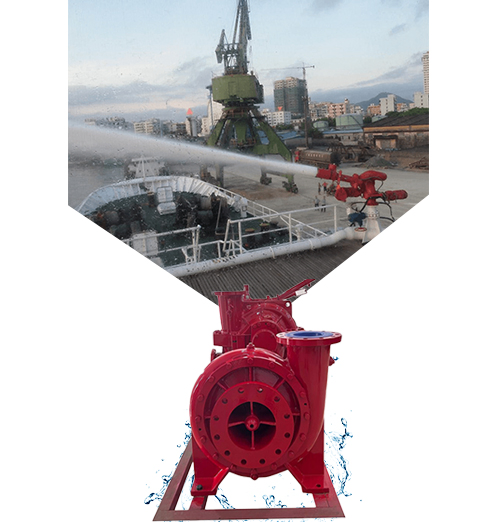 3600m3/H Fifi System Pump Fire Fighting Pump Set with Diesel Engine Sea Water Fire Pump