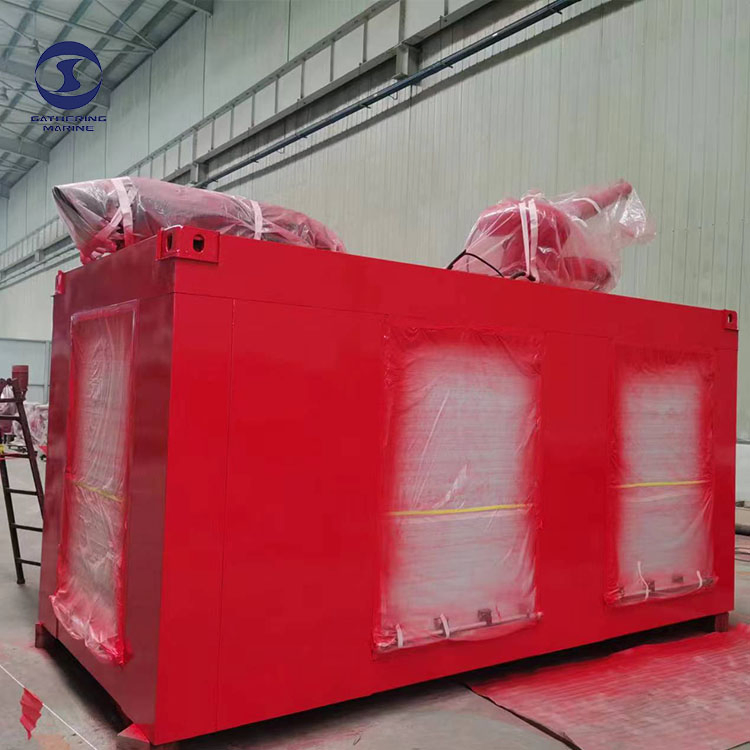 Containerized Fire Fighting Fifi System Unit Mobile Firefighting / Extinguishing Module