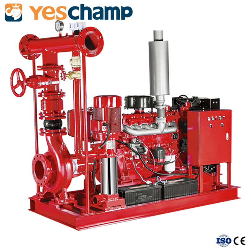 DJ Series Skid Mounted Fire Fighting Pump Set with Electric Motor