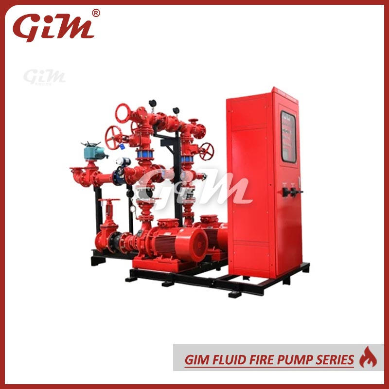 Edj Electric/Diesel/Jockey Fire Pumps Skid-Mounted Set