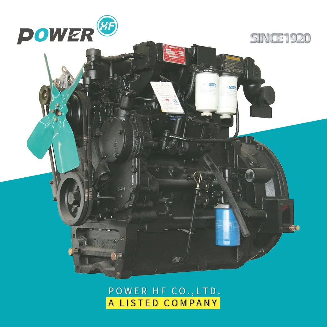 Machinery Diesel Engine for Light Truck/Wheel Loader/Diesel Generator Set/Fire Water Pump/Agriculture 80kw Big Diesel Engine with Two 2 Cylinder for Tractor