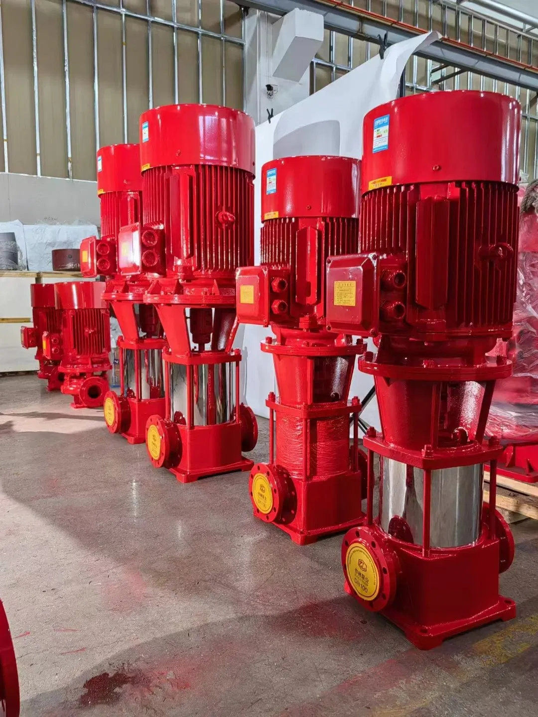 Single-Pole Horizontal Pipeline Electric Fire Water Pump with Booster Pressure Stabilizer for Fire Hydrant Sprinkler Units