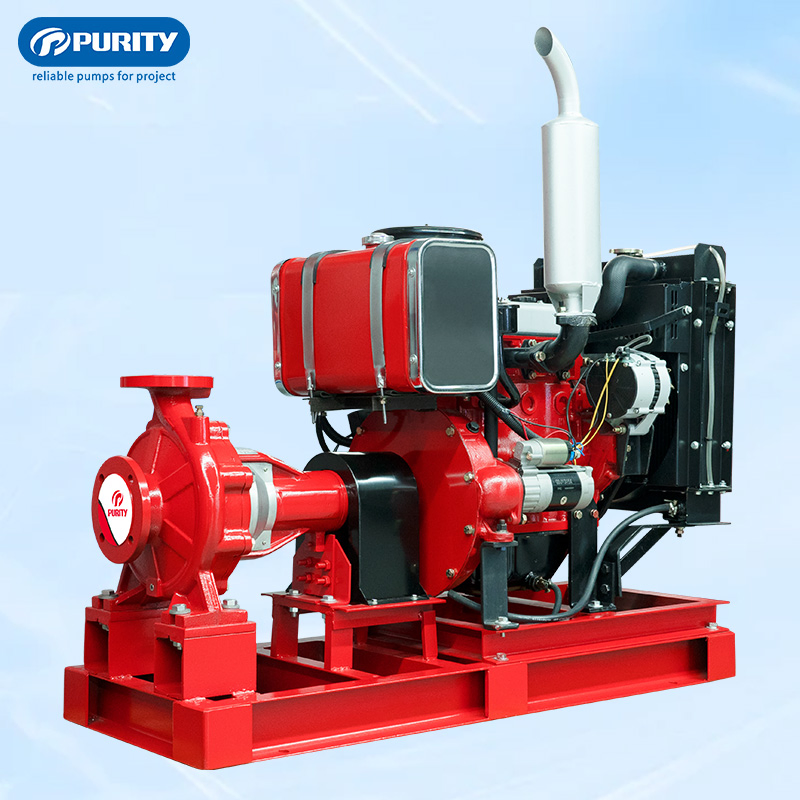 Purity Non UL/FM Listed Diesel Engine Driven Fire Fighting Water Pump