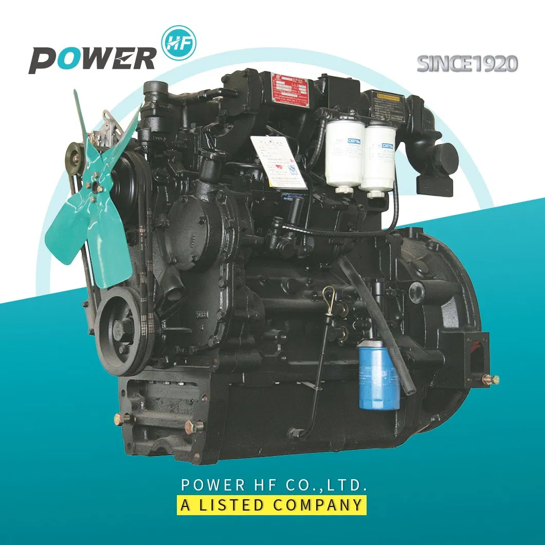 Machinery Diesel Engine for Light Truck/Wheel Loader/Diesel Generator Set/Fire Water Pump/Agriculture 80kw Big Diesel Engine with Two 2 Cylinder for Tractor